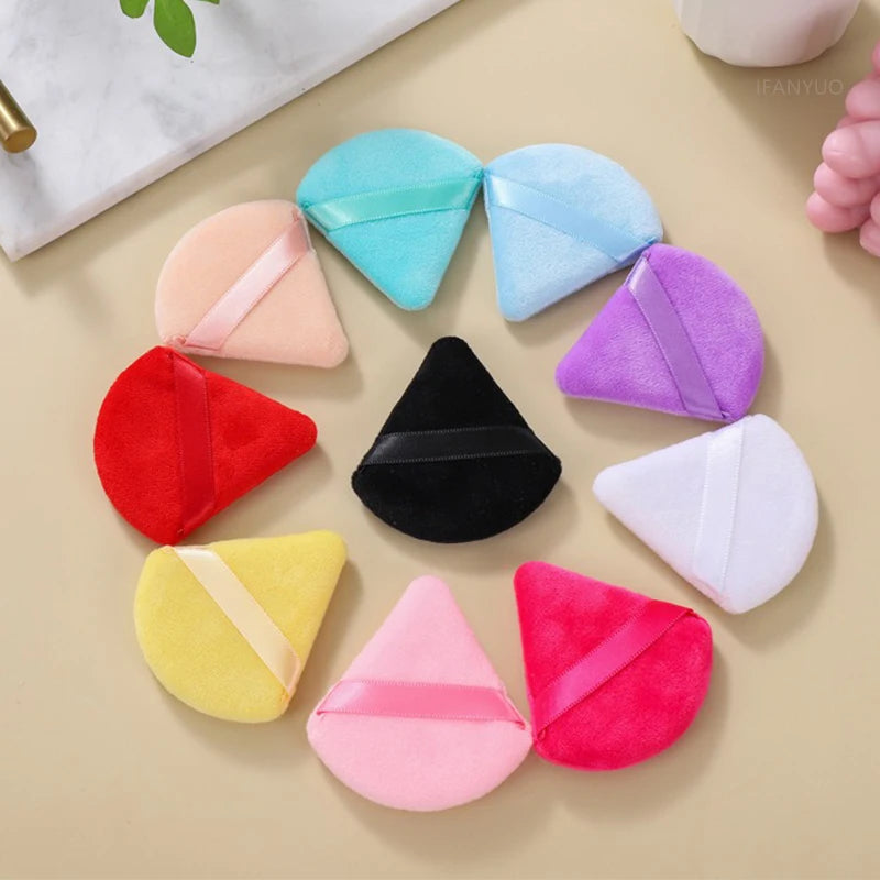 Triangle Makeup Sponge Puff – Crystal Velvet Foundation Blender