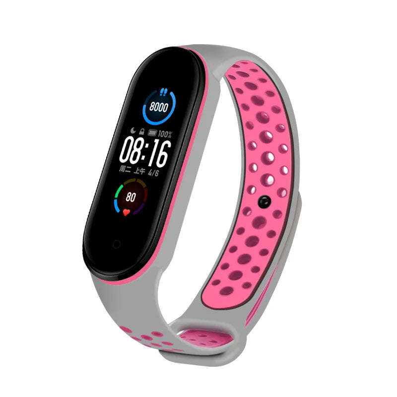 Silicone Strap for Xiaomi Mi Band 3 4 5 6 7 – Sport Band