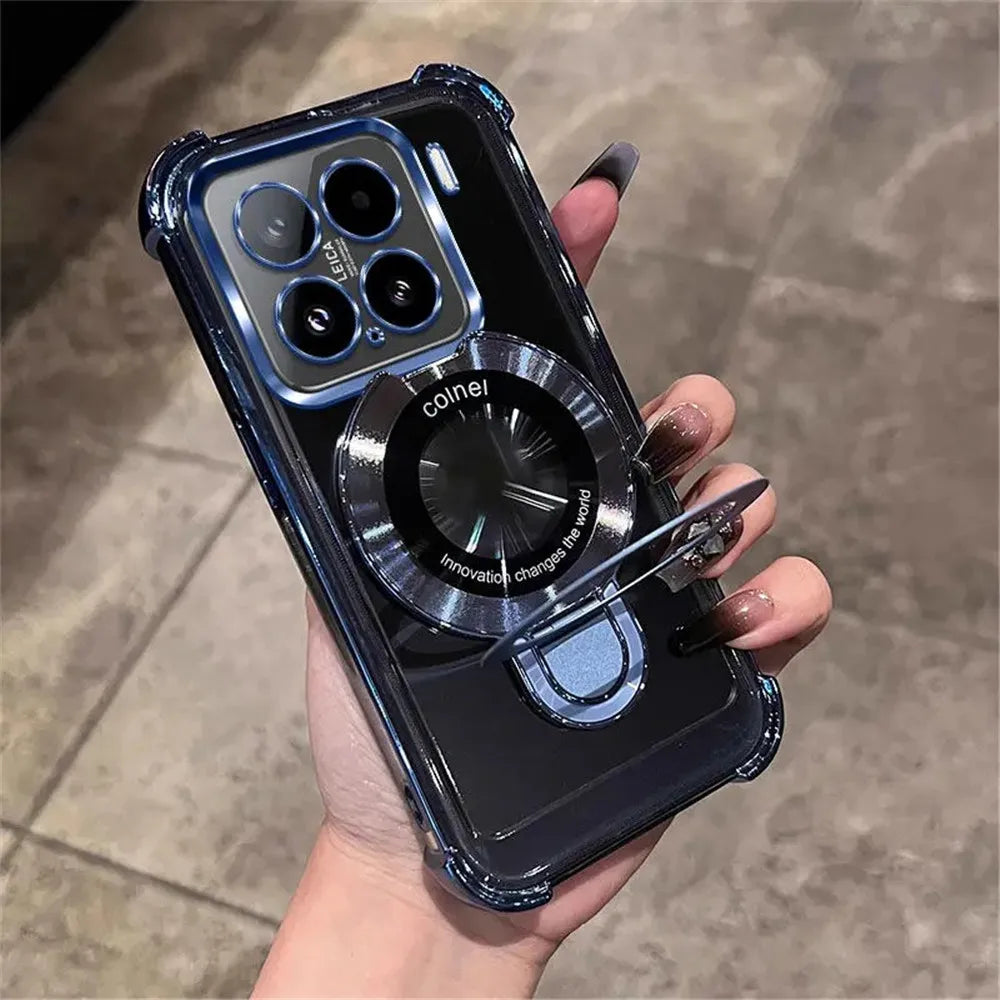 Xiaomi 15T / 14T / 13T Pro Magnetic Kickstand Clear Case