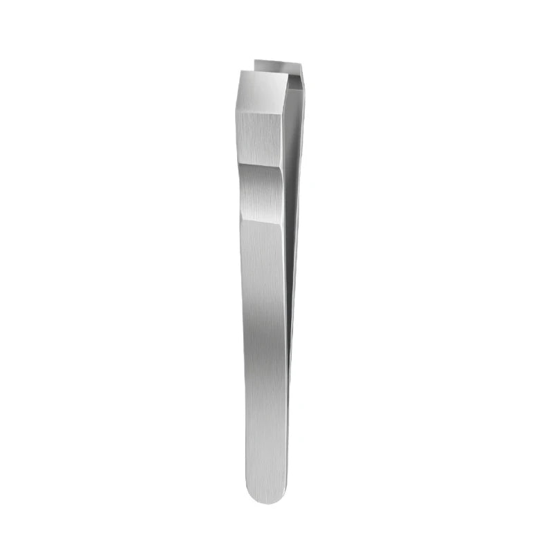 Wide Flat Mouth Stainless Steel Eyebrow & Beard Tweezers