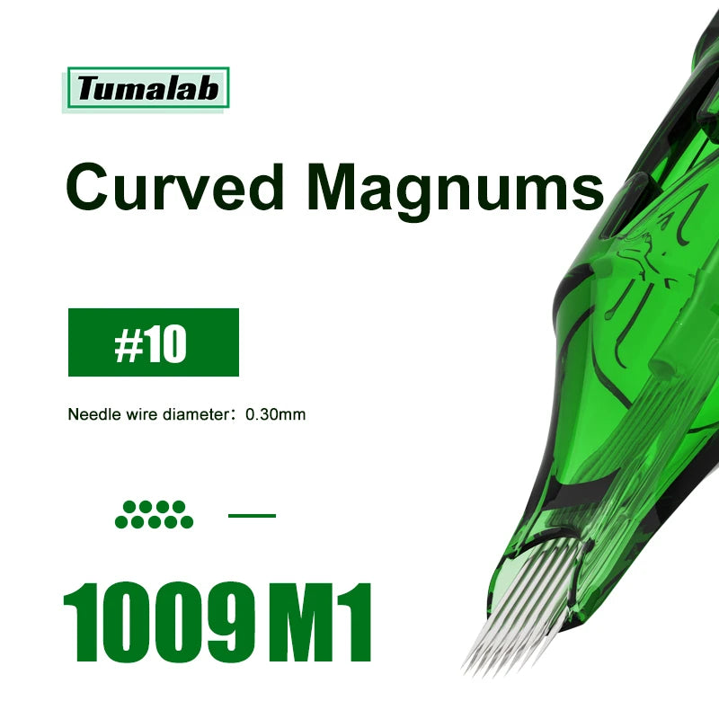 TUMAlab Tattoo Cartridge Needles – Sterilized 50+ Configs