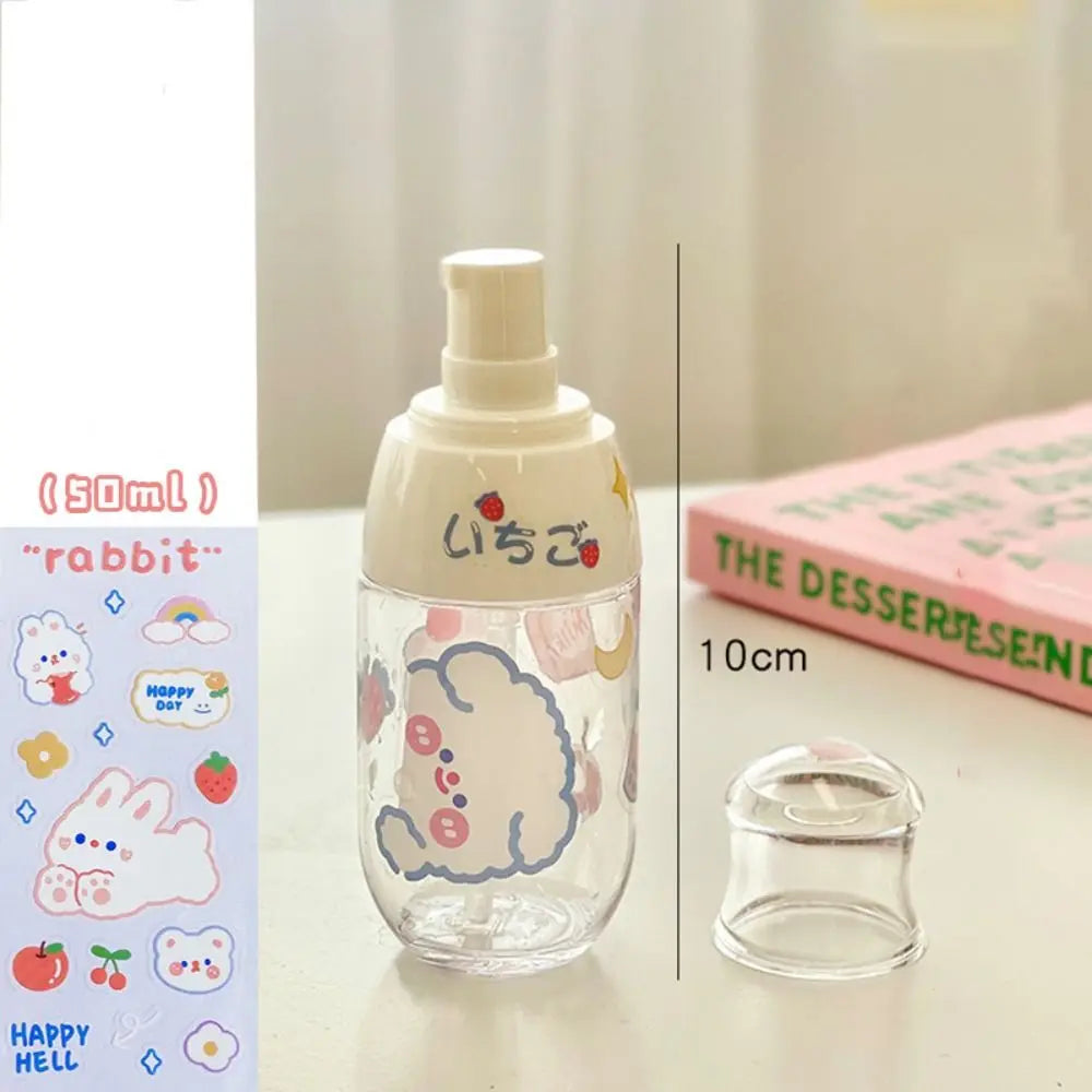 Travel Push Dispenser Bottle – Refillable Empty Bottle 50–150ml
