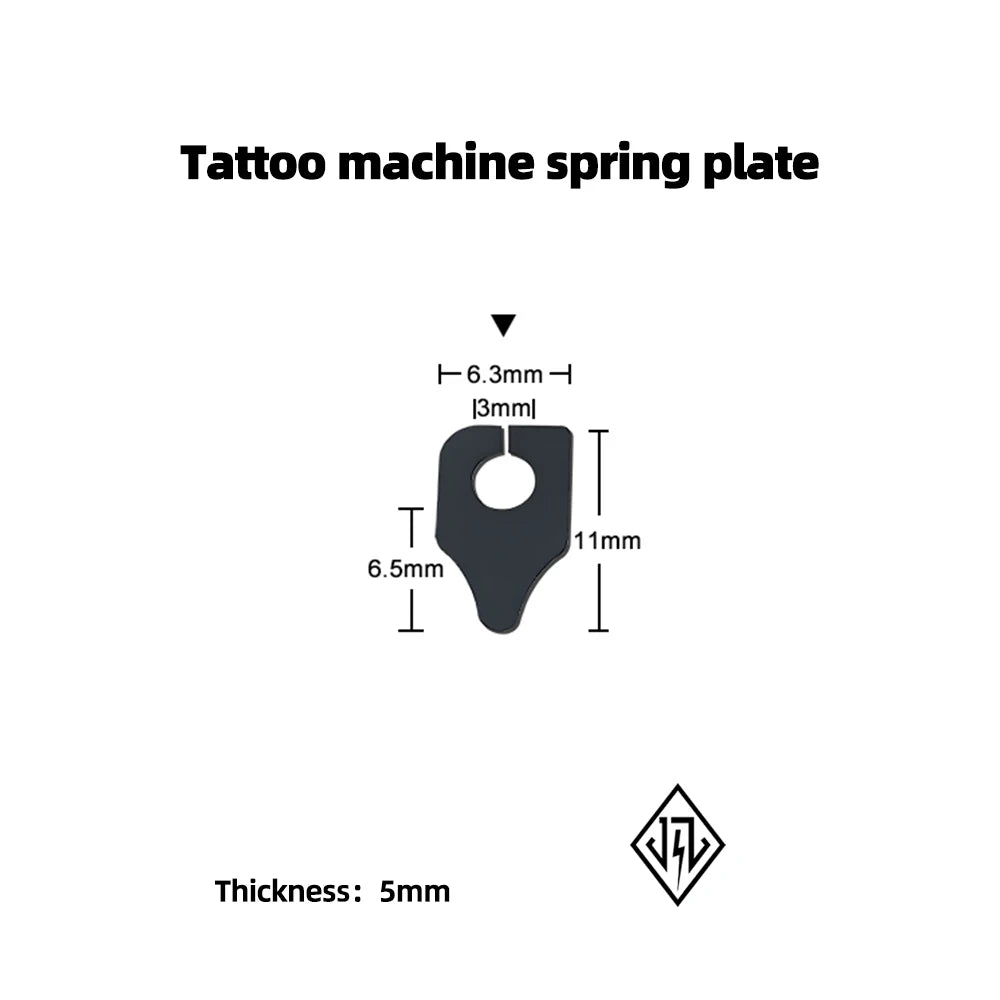 Tattoo Machine Spring Plates – 5 Thickness Steel Replacement Set