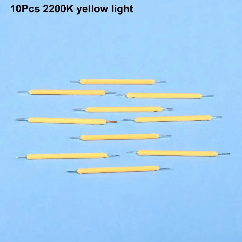 10-Pack 38mm DC3V LED Filament Beads – Edison Bulb DIY Parts