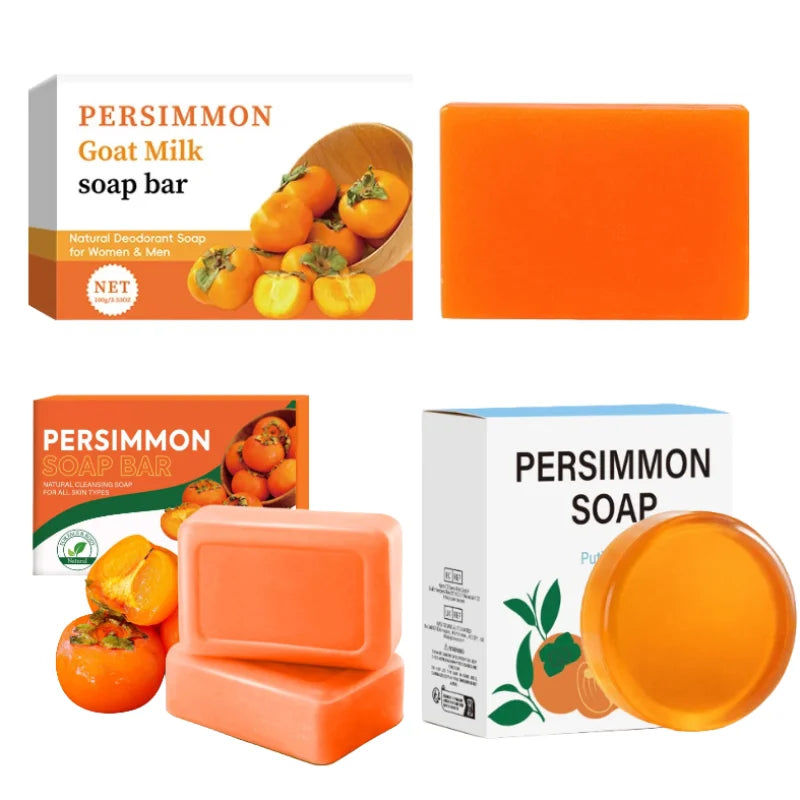 Persimmon Soap Bar – Natural Deodorizing Moisturizing Bath Soap Natural Bar Soap PRIMED