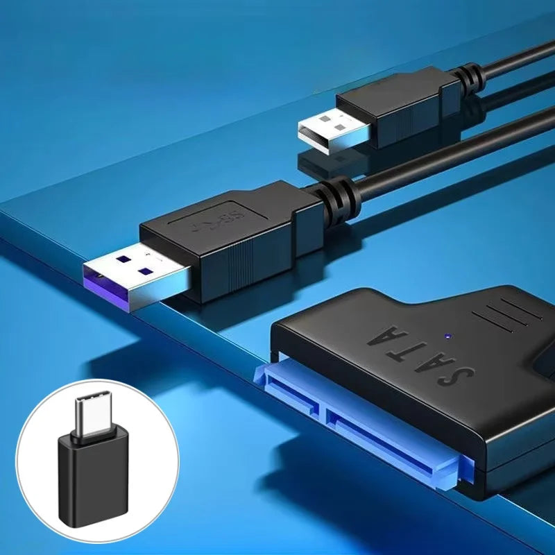 USB 3.0 to SATA Adapter Cable for 2.5" HDD & SSD | 5Gbps SATA USB Adapter PRIMED