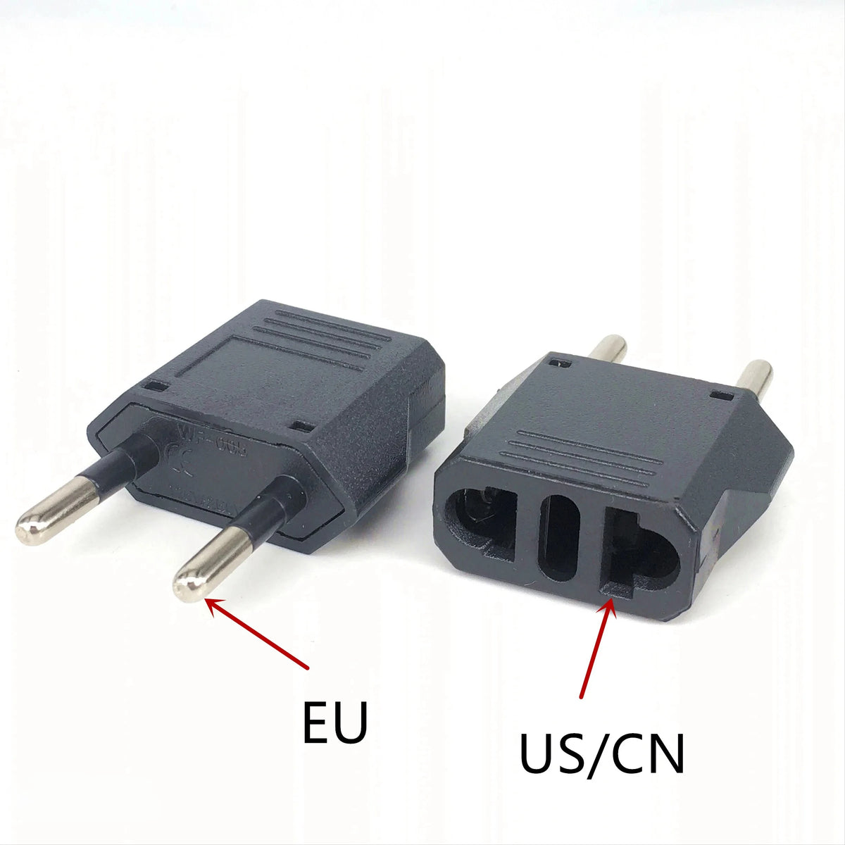 US to EU Travel Plug Adapter – CE Certified, Surge Protection Travel Plug Adapter PRIMED