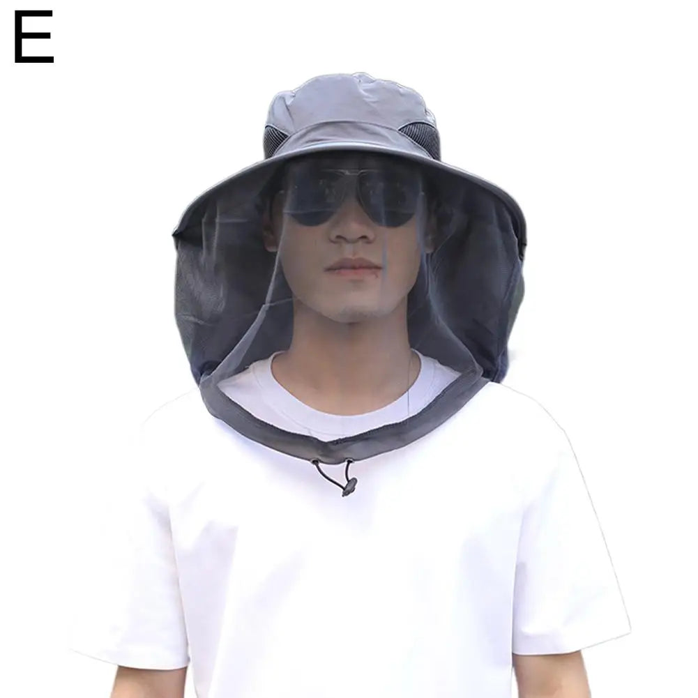 Mosquito Head Net Hat – Full Mesh Bug Protection Outdoor Cap