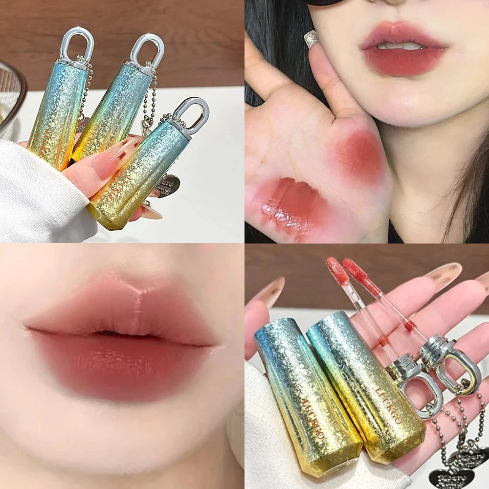 Mirror to Matte Lip Gloss – Moisturizing Gradient Lip Glaze Lip Gloss PRIMED