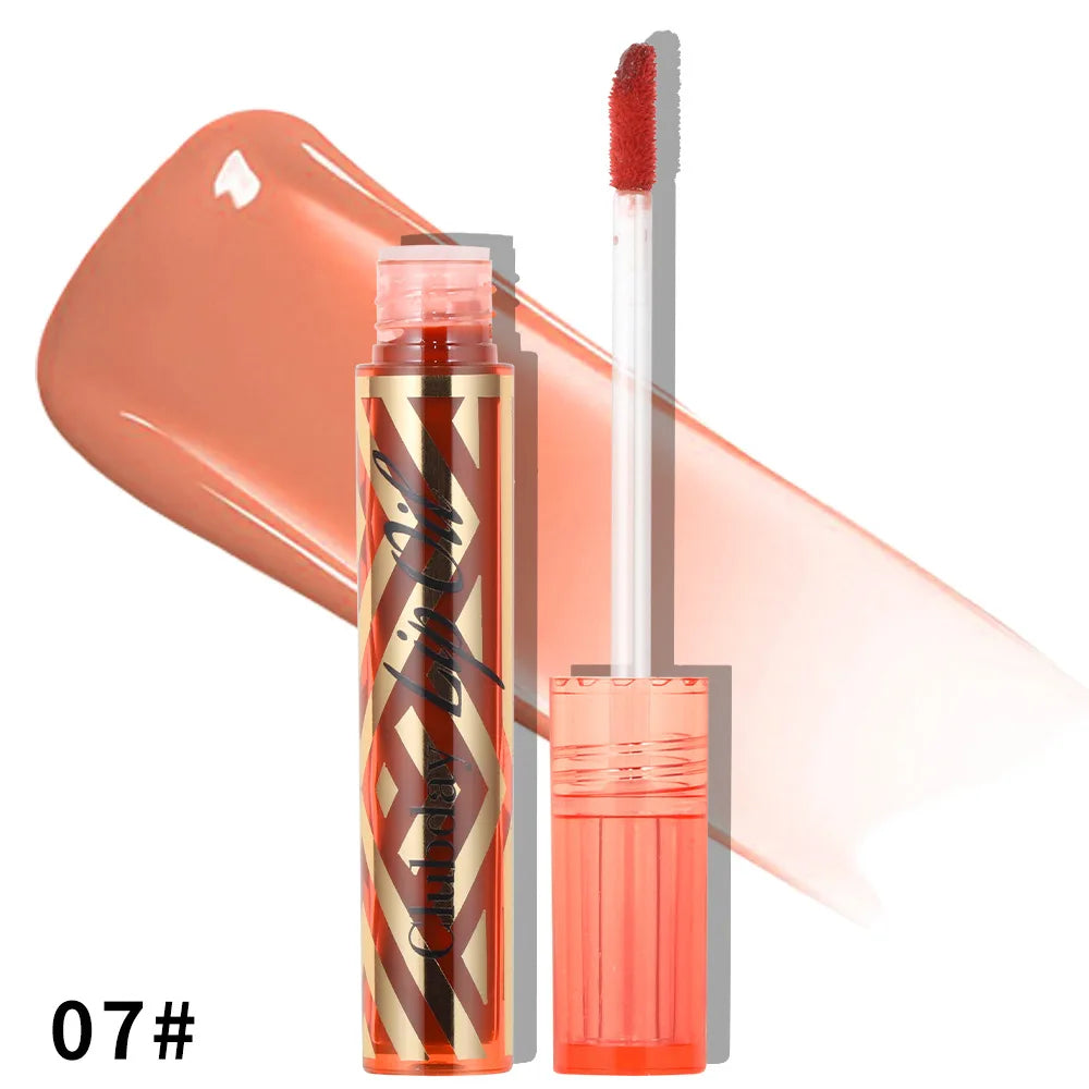 MISS ROSE Mirror Pigment Lip Gloss – Glass-Like Shine Lipstick Lip Gloss PRIMED C701-007-07