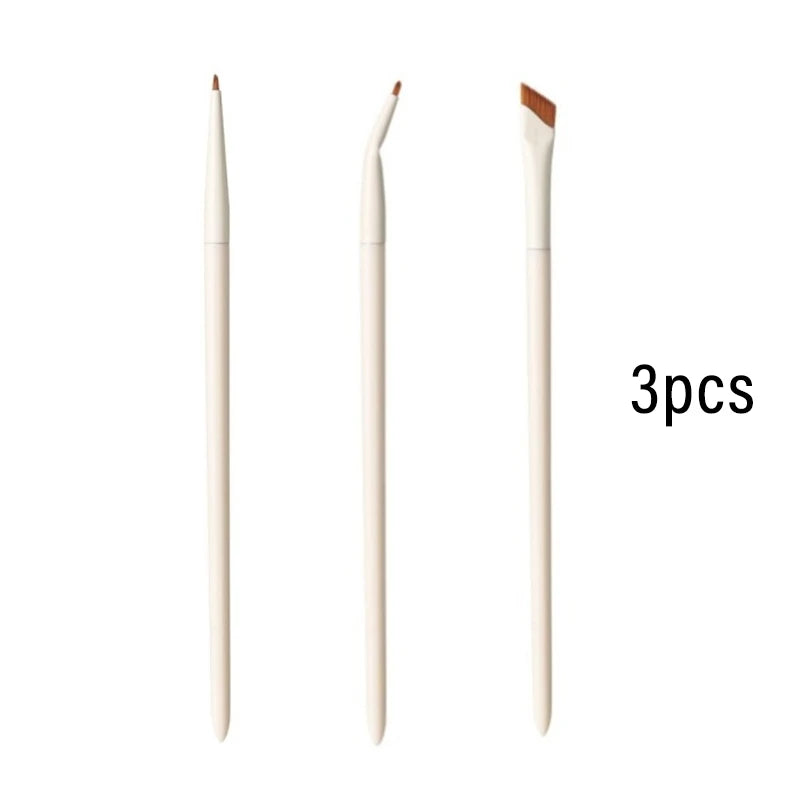 Angled Eyeliner & Eyebrow Brush Set – 1, 3, 7 or 9 Pcs