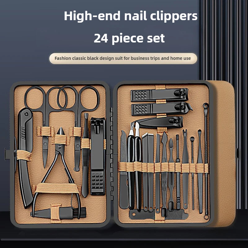 Stainless Steel Nail Clipper Set – Sharp Ergonomic Manicure Kit Nail Clipper Set PRIMED