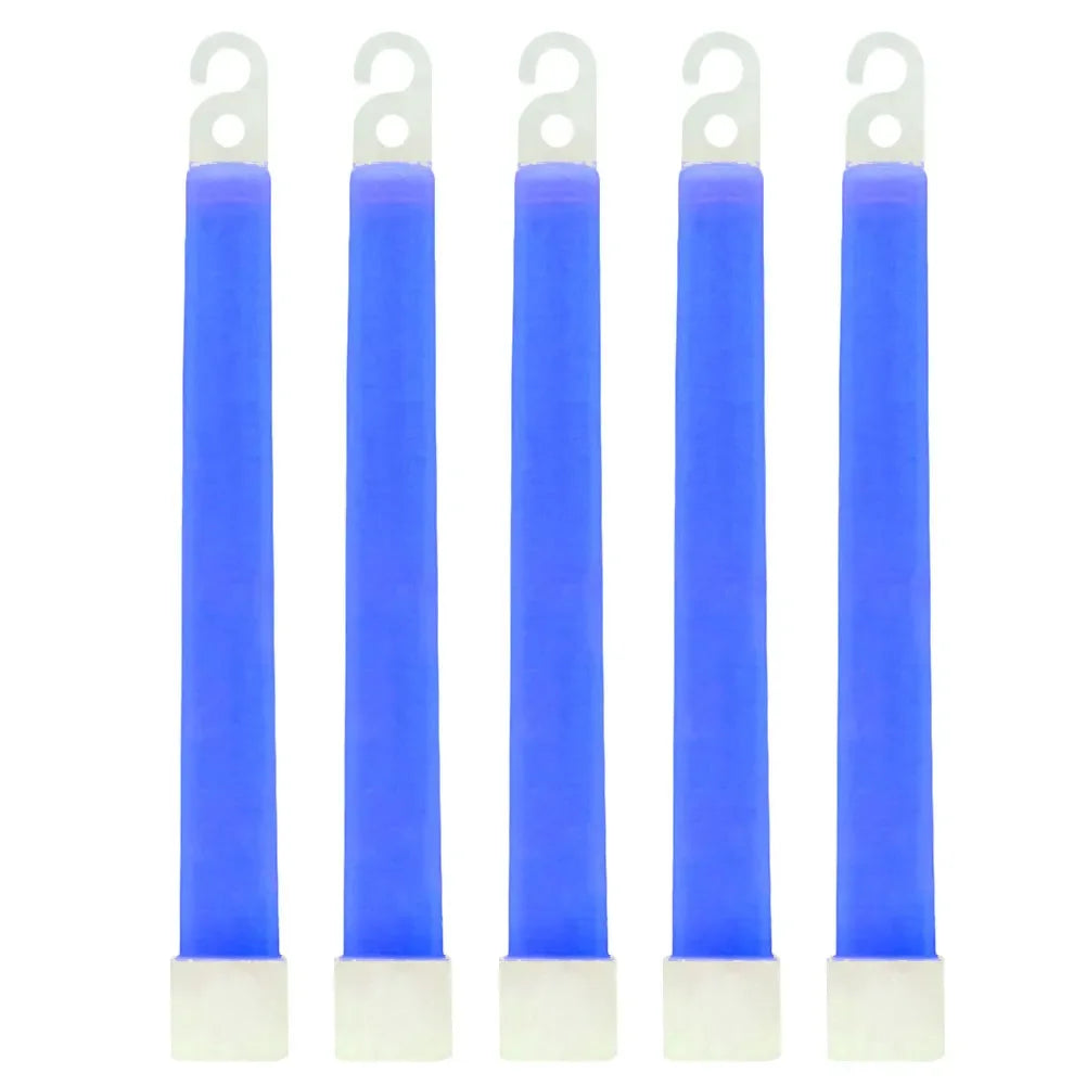 LED Glow Sticks 1/5/10 Pack – Camping, Party & Emergency Glow Light Sticks PRIMED 5PCS Blue
