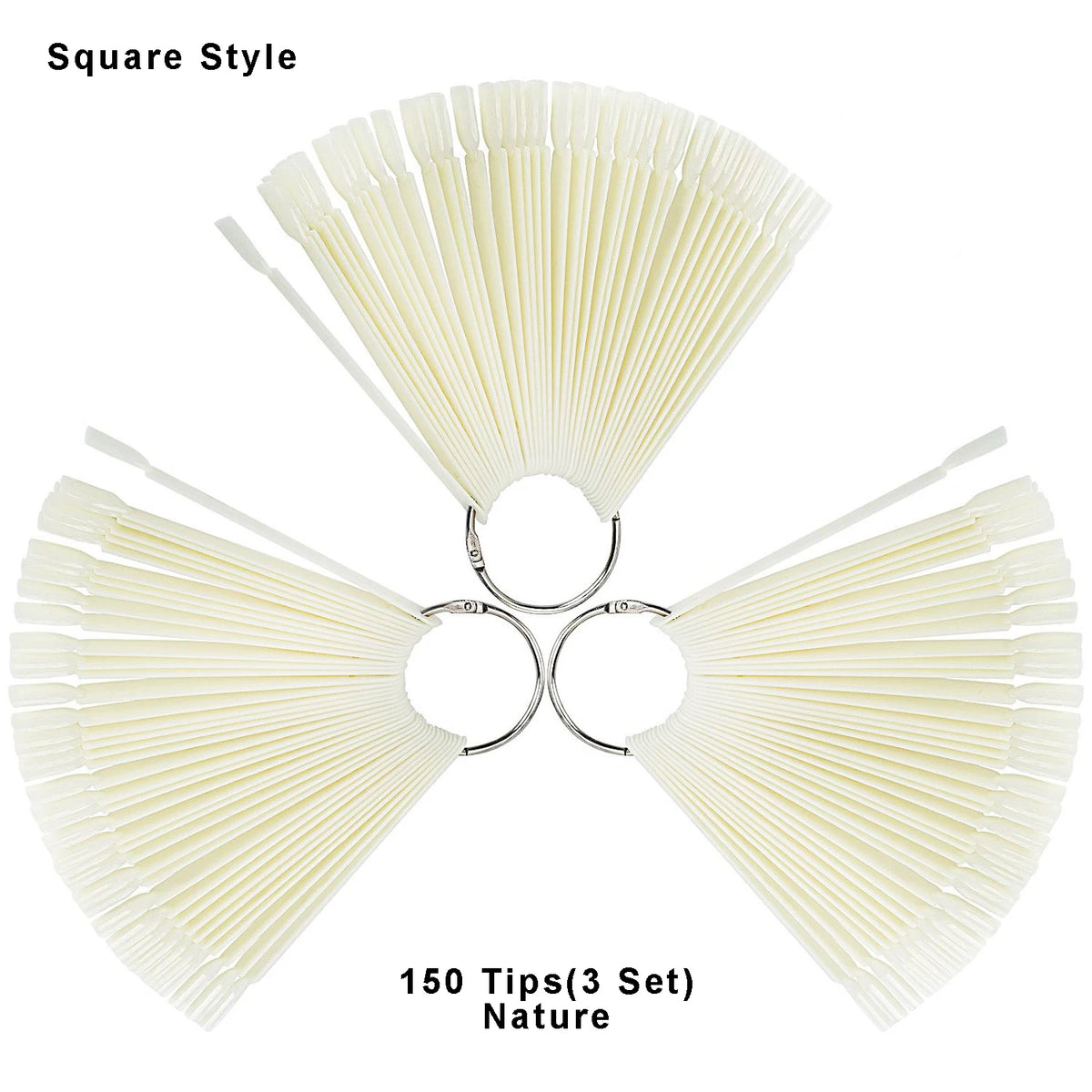 Clear Nail Practice Tips 50–150 Pcs | Nail Art Display Sticks