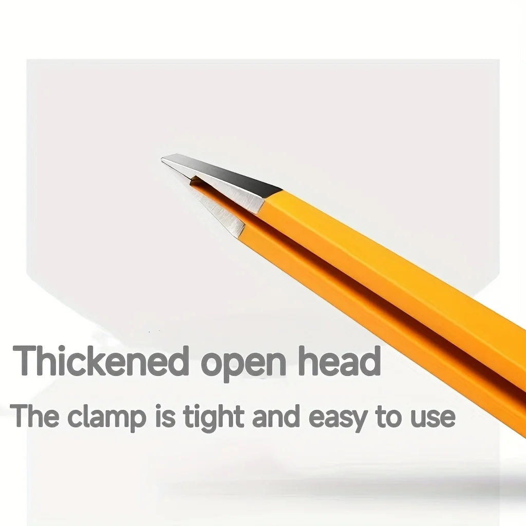 Stainless Steel Slant Tip Eyebrow Tweezers – Precision Grooming