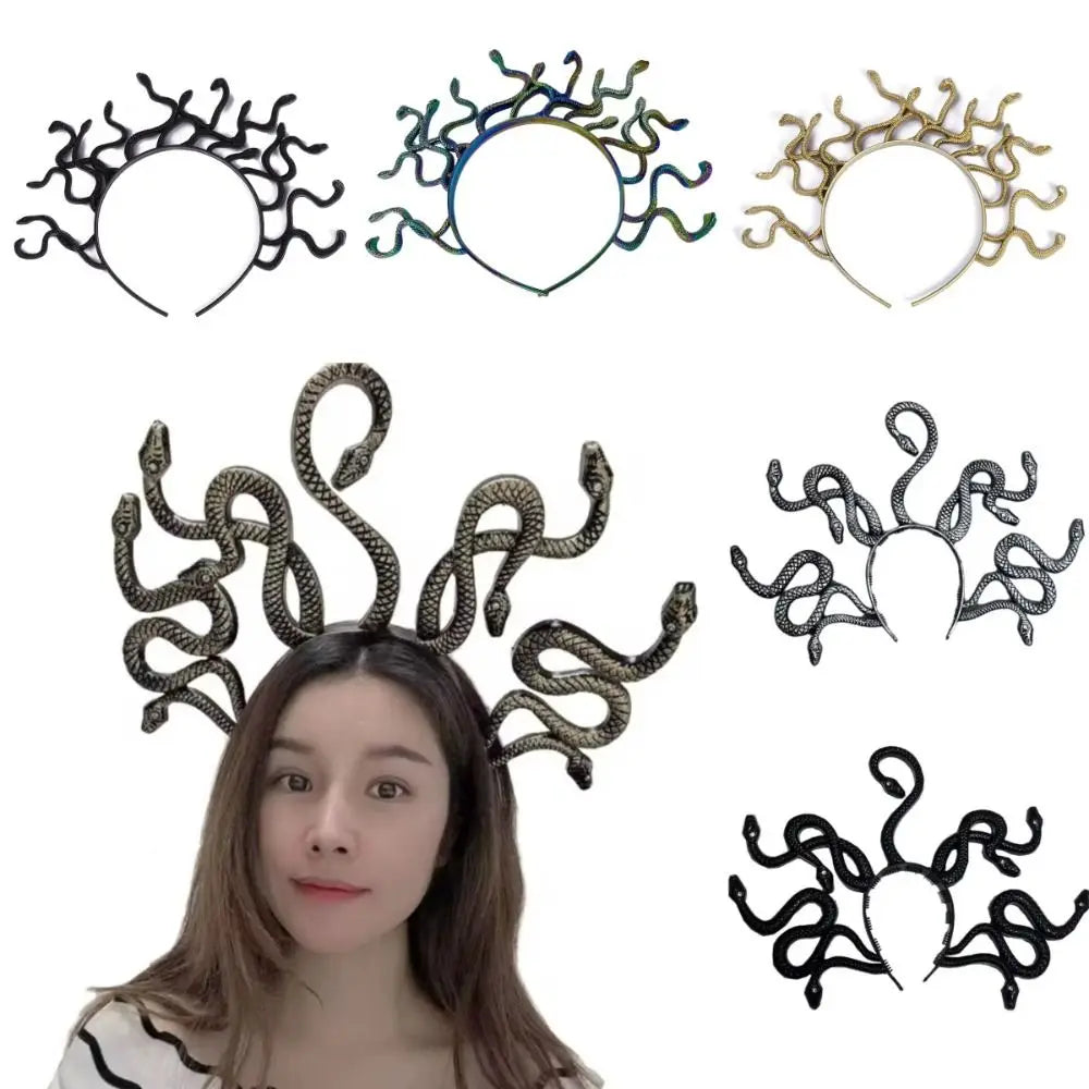 Medusa Snake Headband – Halloween Cosplay & Party Prop Costume Headband PRIMED