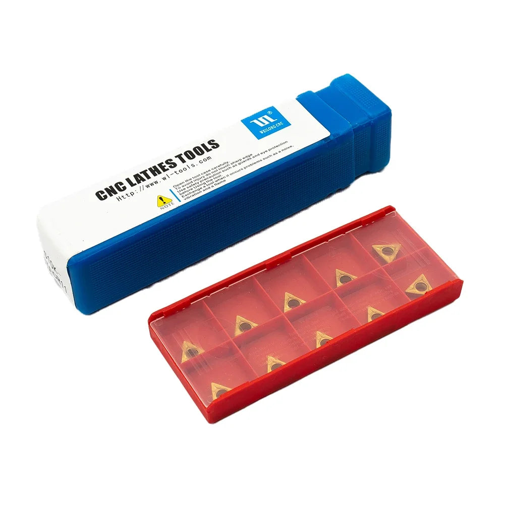 S10K-STFCR11 Boring Bar + 10x TCMT110204 Carbide Inserts Boring Bar Tool Set PRIMED