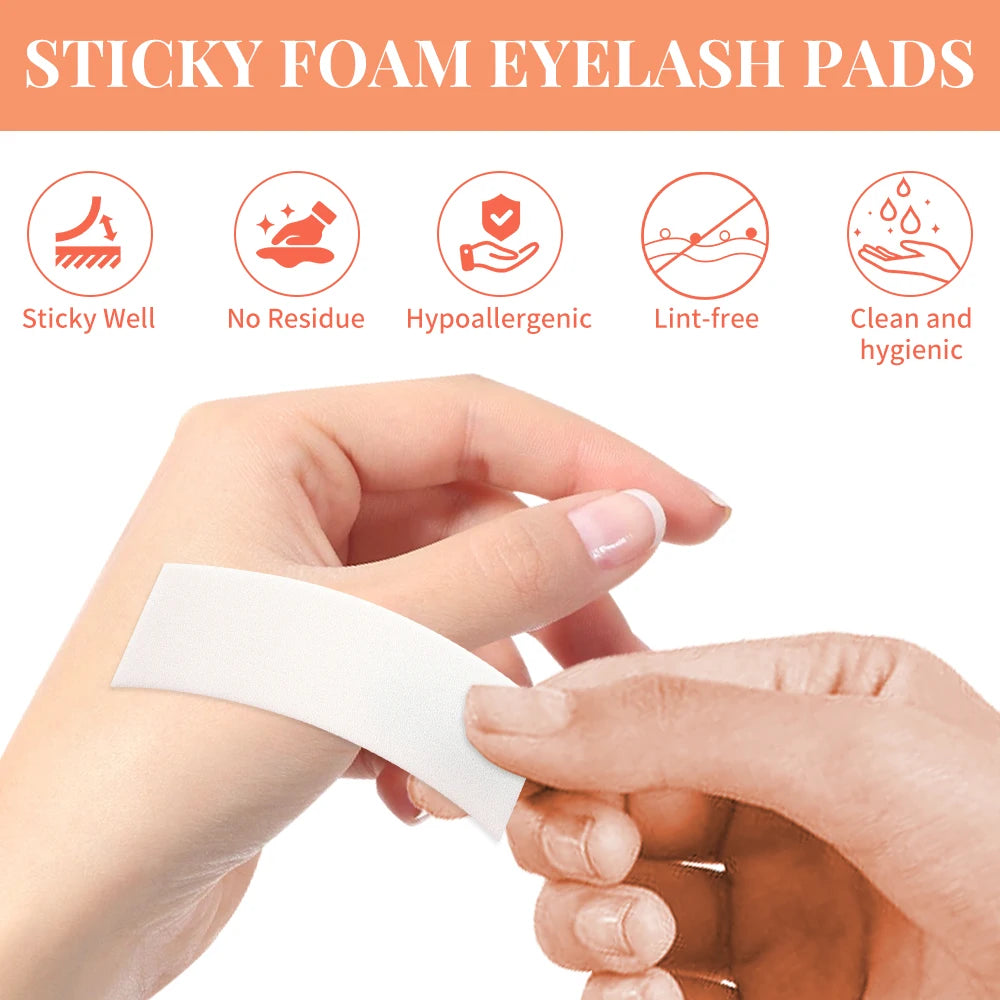 110Pcs Micro Foam Eye Pads – Eyelash Extension Under Eye Patches Eyelash Extension Pads PRIMED