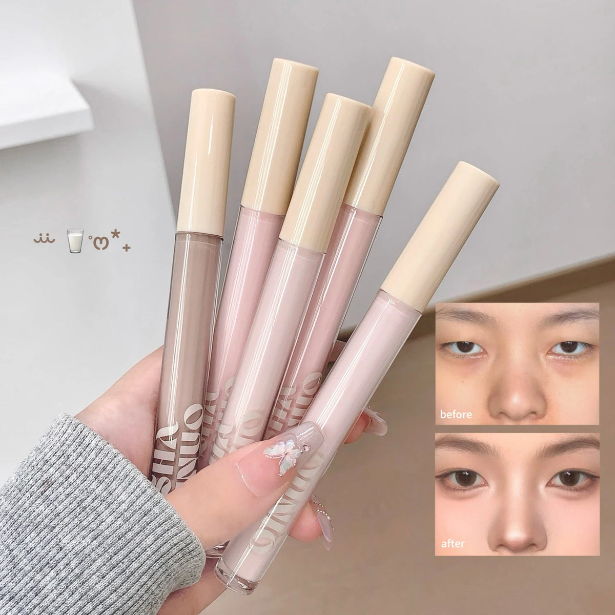 SHAQINUO Liquid Contour Stick – Concealer & Nose Shadow