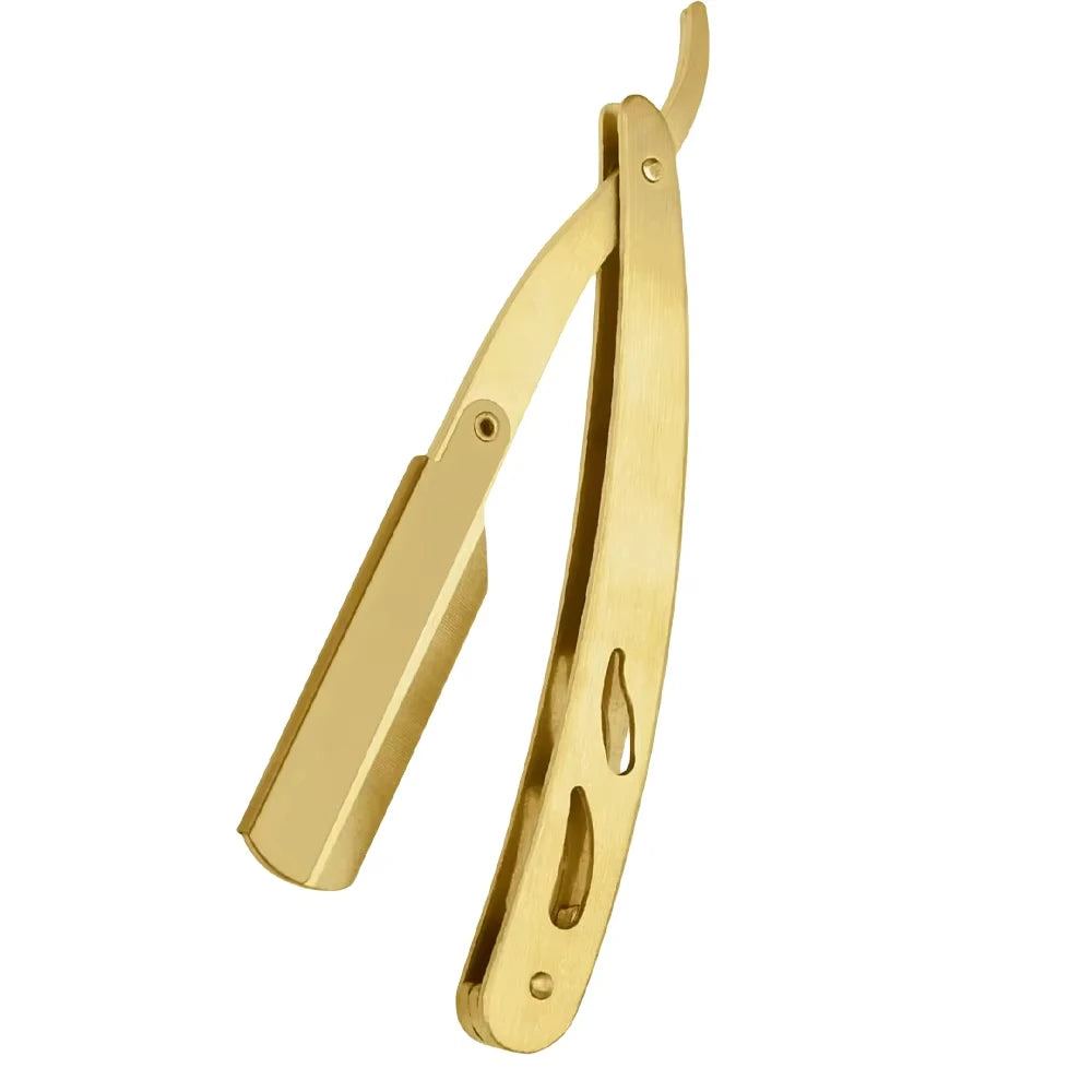 Men's Folding Shavette Razor – Replaceable Blades Barber Tool