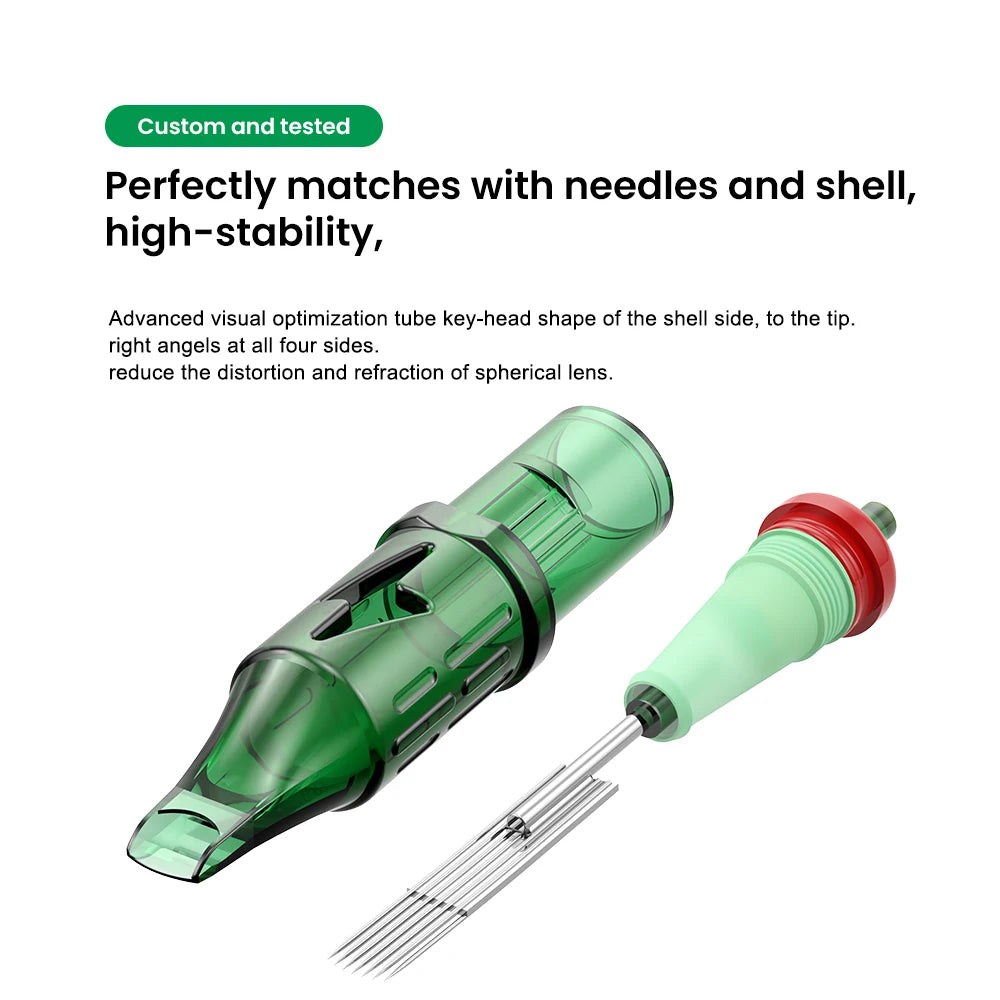 TUMAlab Tattoo Cartridge Needles 20PCS – Stainless Steel