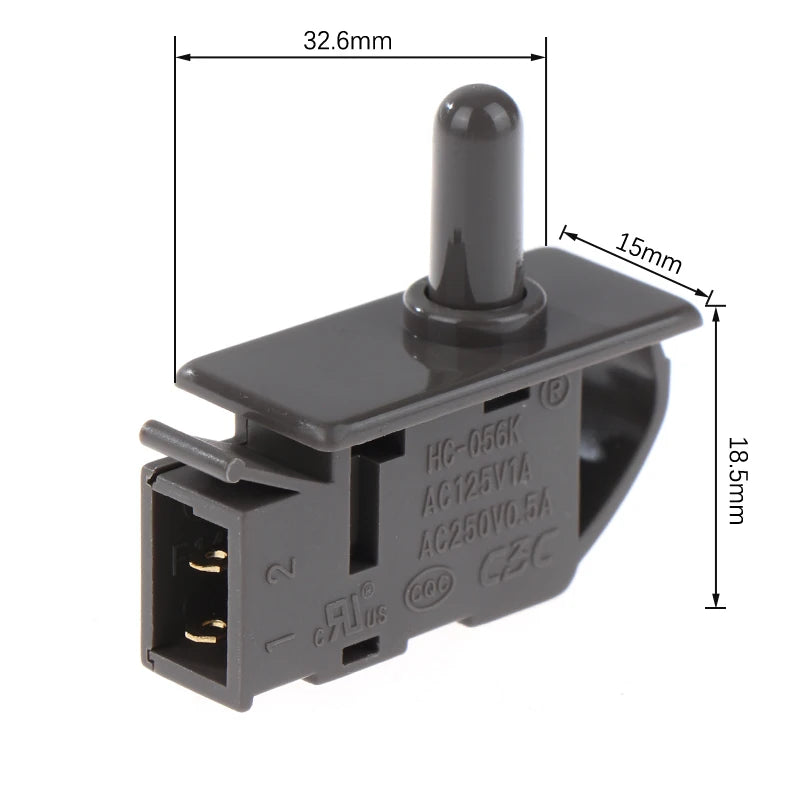 Refrigerator Door Light Push Button Switch HC-056K Replacement Appliance Door Switch PRIMED one size Other