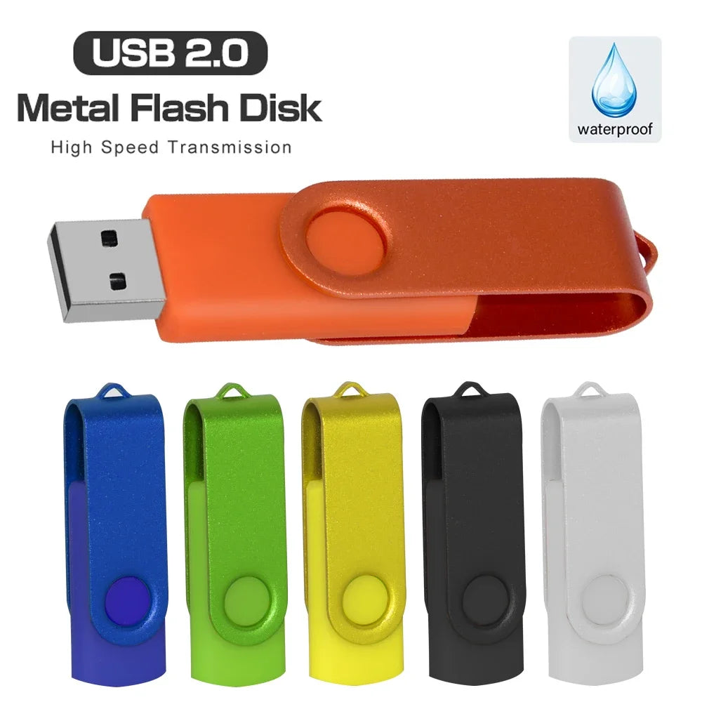 Metal USB 2.0 Flash Drive 4GB–64GB | Portable Memory Stick USB Flash Drive PRIMED