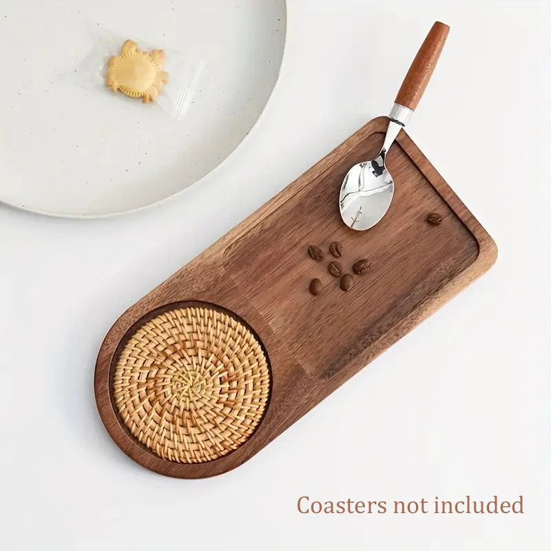 Wooden Coffee & Breakfast Serving Tray | Décor Food Platter