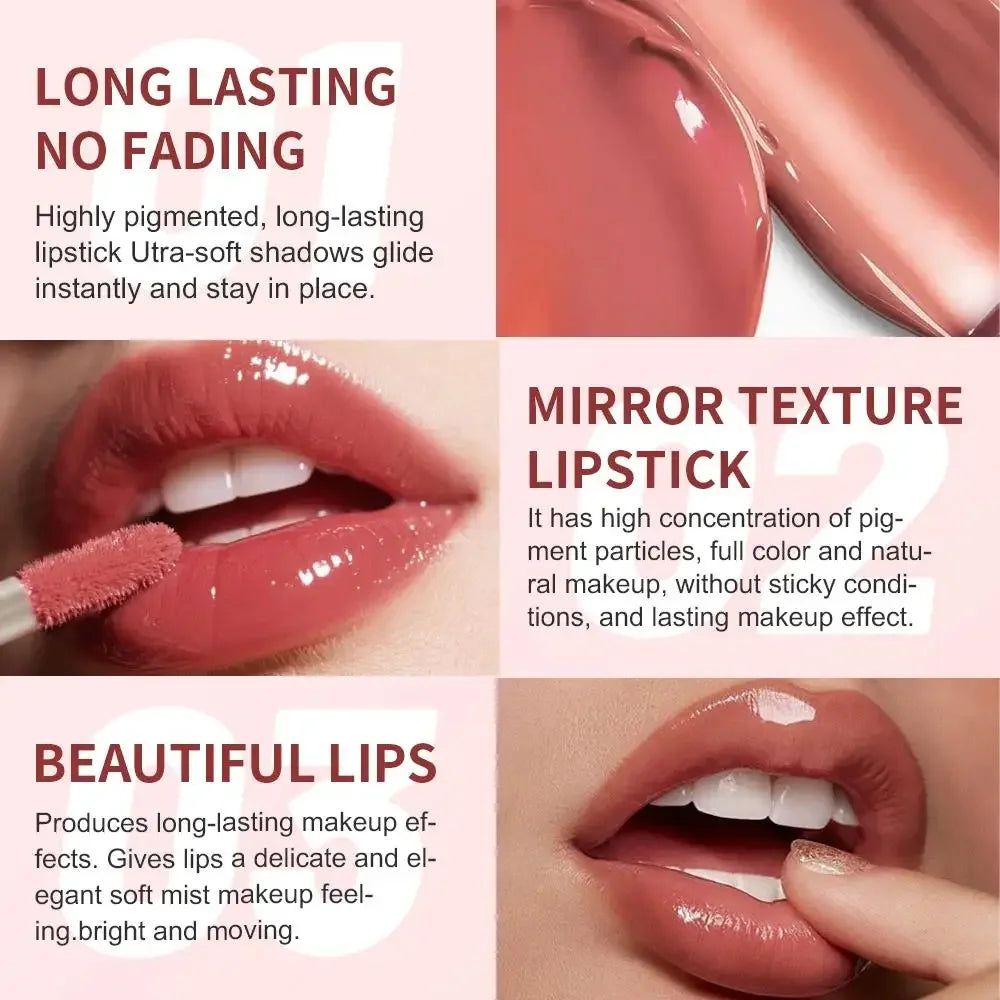 SAM SUGAR Mirror Lip Gloss – Waterproof Hydrating Raspberry