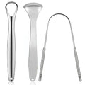 Stainless Steel Tongue Scraper Set with Case | Fresh Breath