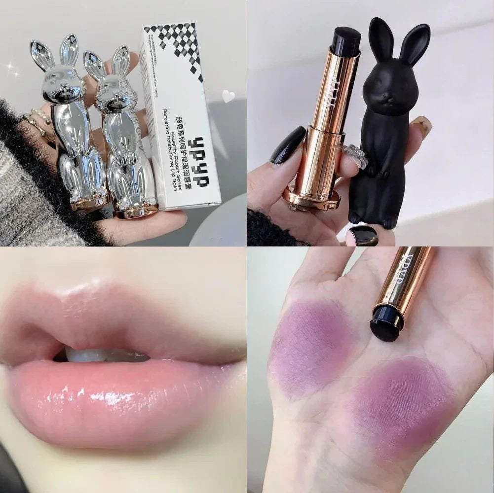 QICIY Rabbit Color-Changing Tinted Lip Balm | Moisturizing