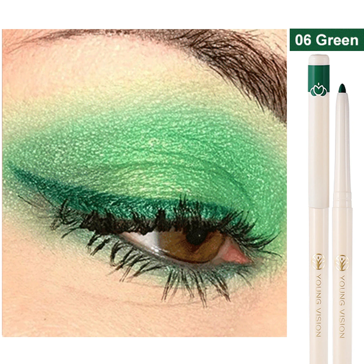 Waterproof Gel Eyeliner Pencil – 12 Colors Matte & Shimmer