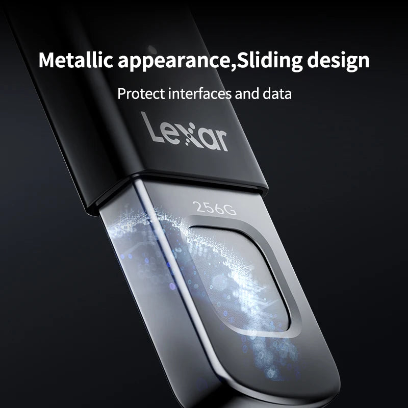 Lexar F35 Pro Fingerprint USB 3.2 Flash Drive 256-bit AES Encrypted USB Drive PRIMED
