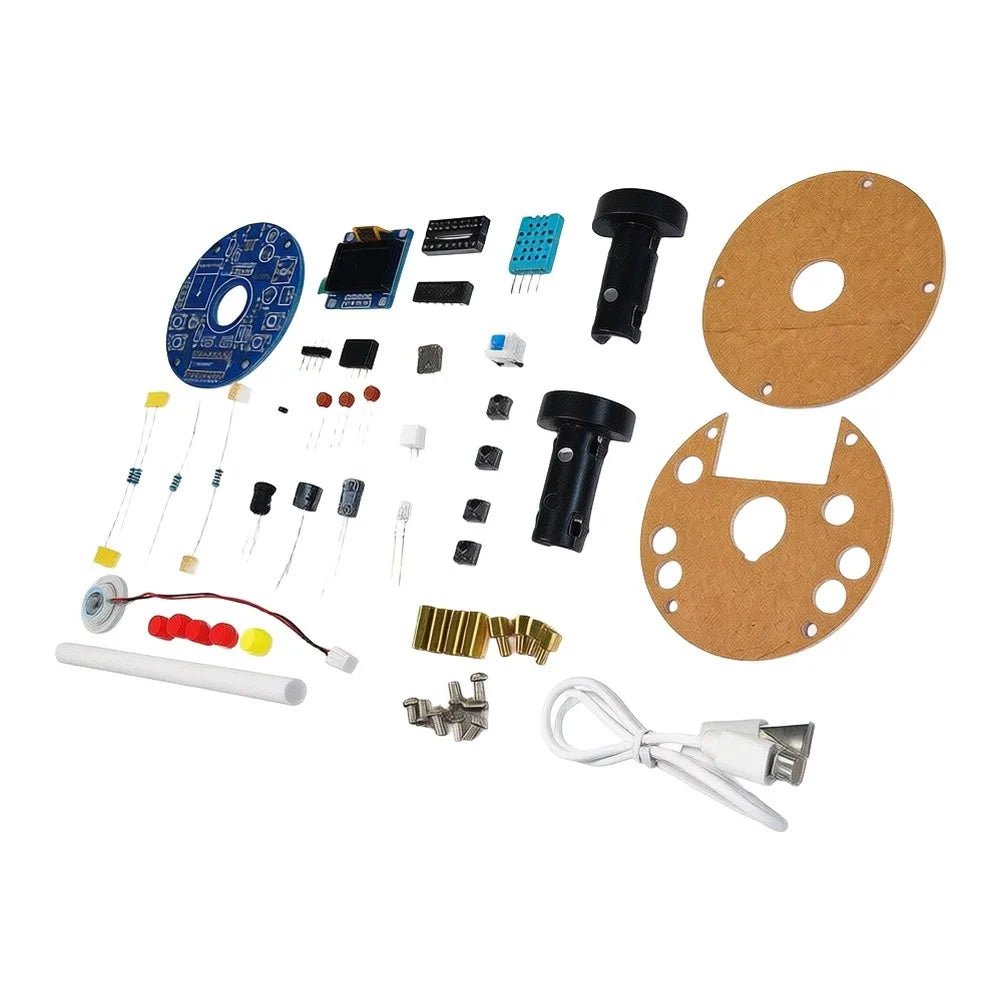 USB Humidifier DIY Kit with OLED Display | Soldering Project DIY Electronics Kit PRIMED