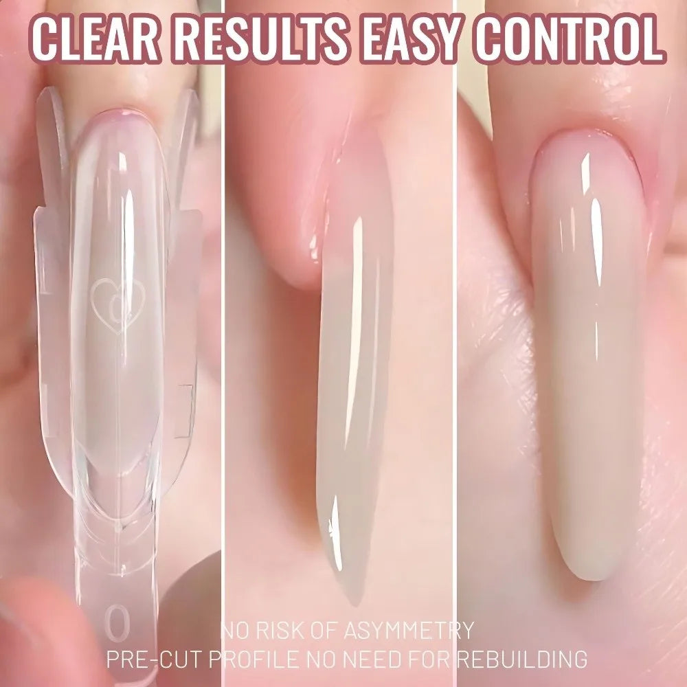 120Pcs Rocket Shape Dual Nail Form Molds | Full Cover DIY