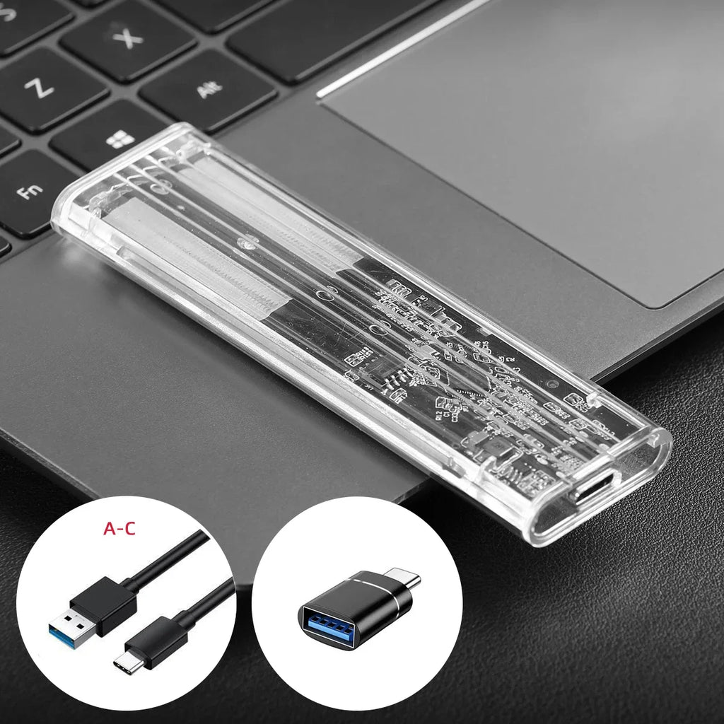 M.2 SATA SSD Enclosure USB 3.1 Gen 1 Type-C | NGFF Adapter SSD Enclosure PRIMED