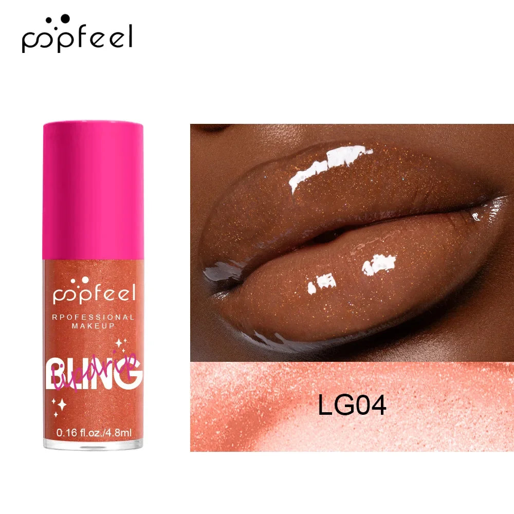 Popfeel Diamond Color Changing Lip Gloss & Moisturizing Tint