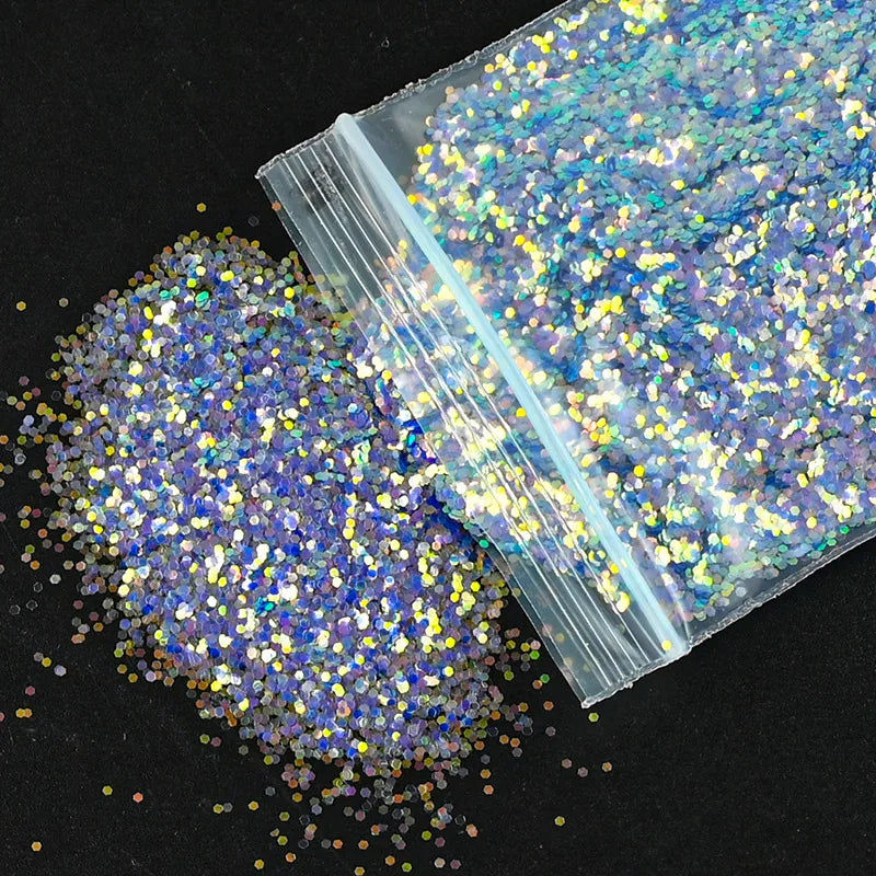 MAFANAILS 50g Holographic Glitter Powder | Nail Art & Craft