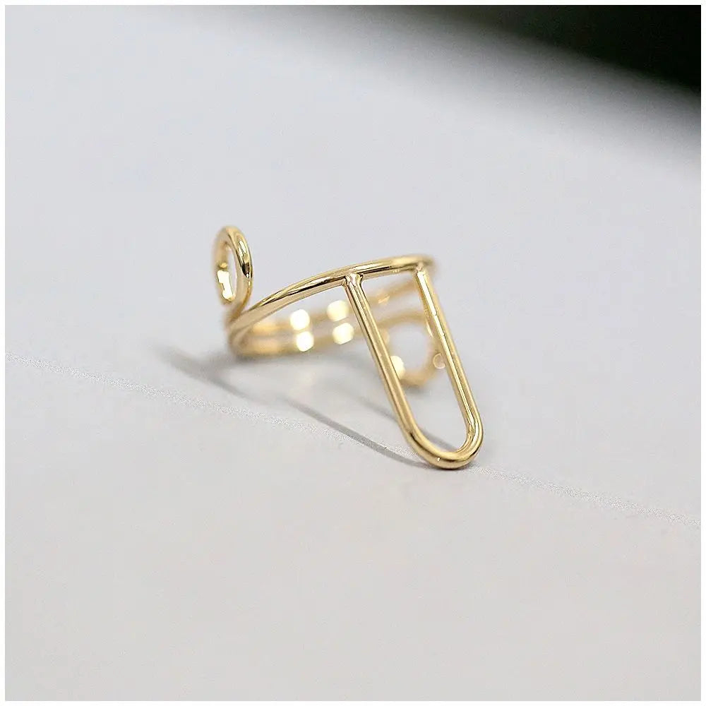 French Nail Rings – Reusable Fake Nail Tips Gold & Silver 10pc