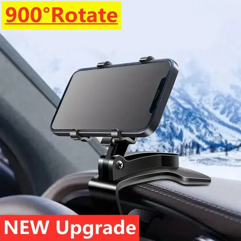 Universal Dashboard Car Phone Holder – 360° Clip Mount Car Phone Mount PRIMED