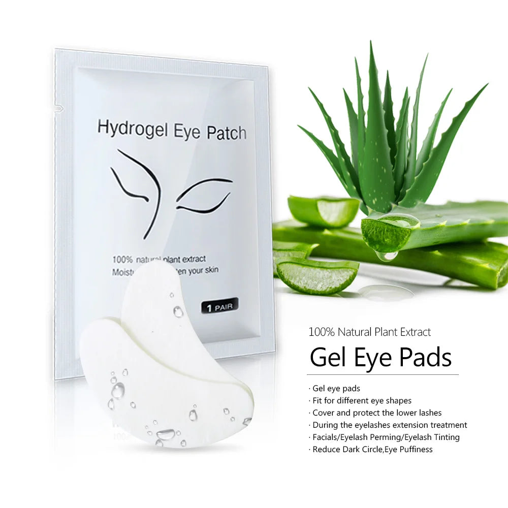 50 Pairs Hydrogel Under Eye Patches for Lash Extensions Lash Extension Pads PRIMED