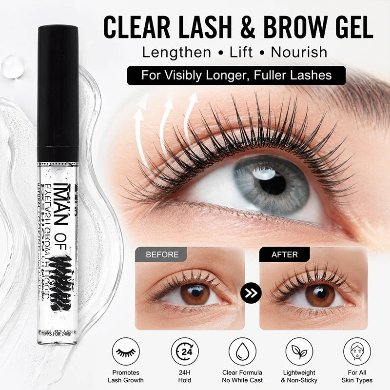 Clear Lash Nourishing Gel Serum – Waterproof Lash Primer 3g Lash Conditioning Serum PRIMED 1Pcs