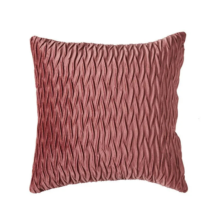Super Soft Velvet Throw Pillow Cover 45x45cm | Striped Luxury