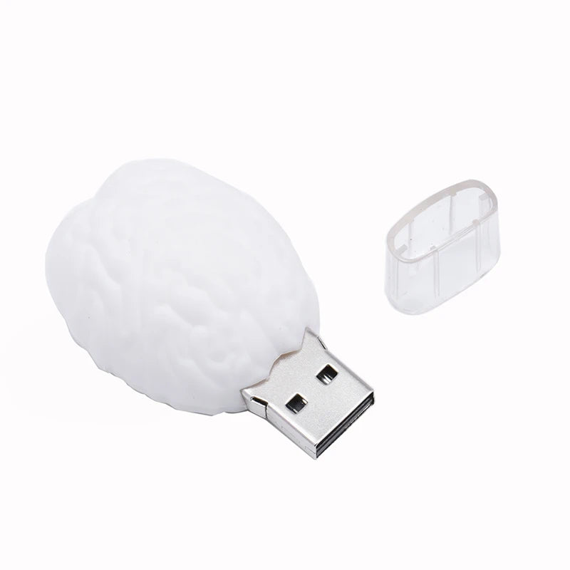JASTER Brain-Shaped USB 2.0 Flash Drive 4GB–64GB | Gift USB Flash Drive PRIMED E 64 GB