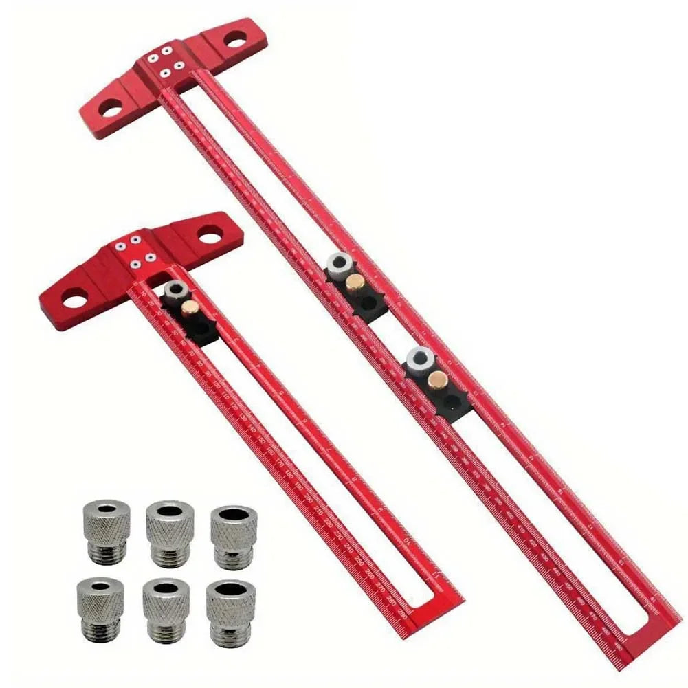 T-Square Woodworking Scriber Ruler – Aluminum 300/500mm Woodworking Scriber Ruler PRIMED 500MM China Mainland