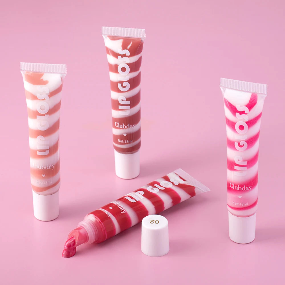 Mirror Lip Glaze Jelly Gloss 4 Colors – Hydrating, 18ML Lip Gloss PRIMED