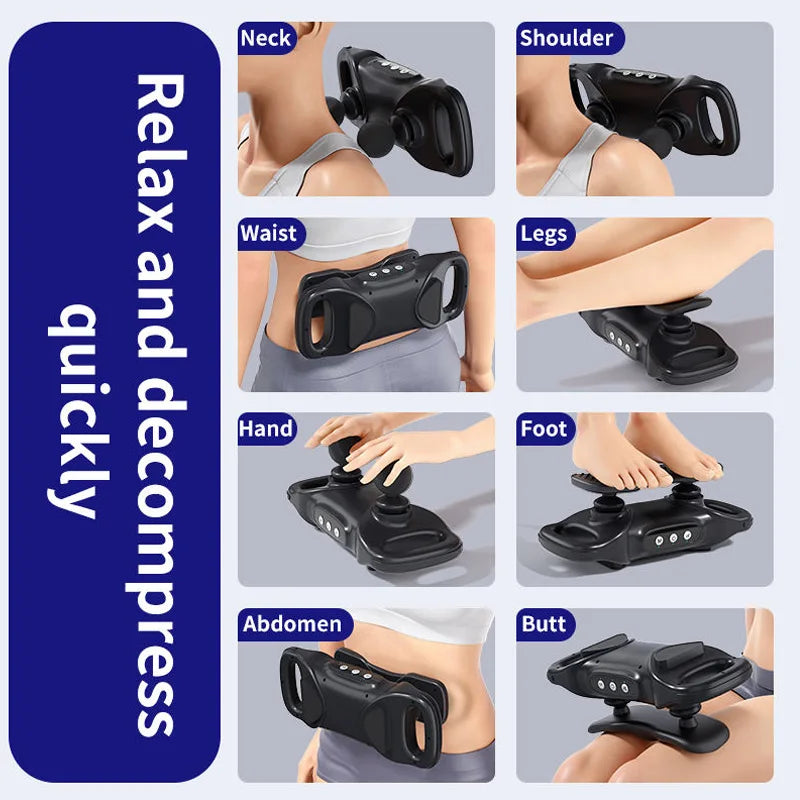 YUKUI Full Body Vibration Massage Gun | 8-Level Intensity