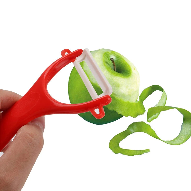 LMETJMA Ceramic Vegetable & Fruit Peeler – 4 Colors Ceramic Vegetable Peeler PRIMED