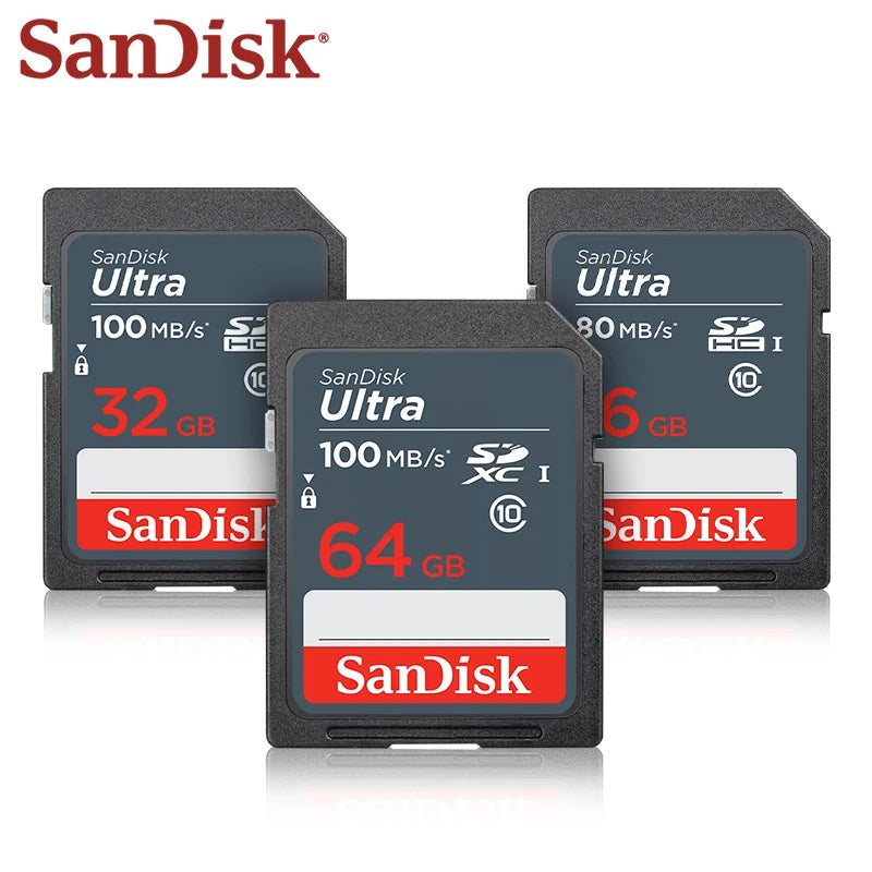 SanDisk SD100 SDXC Card 100MB/s U3 V30 | Camera & Dashcam SD Memory Card PRIMED