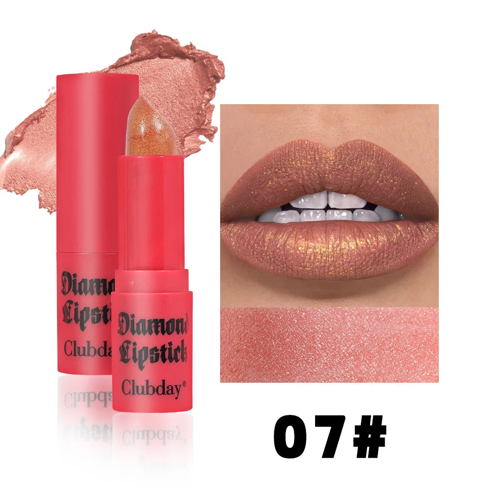 MISS ROSE Diamond Lip Gloss – Glass Shine, Neutral Pink Shades Lip Gloss PRIMED C301-002-07